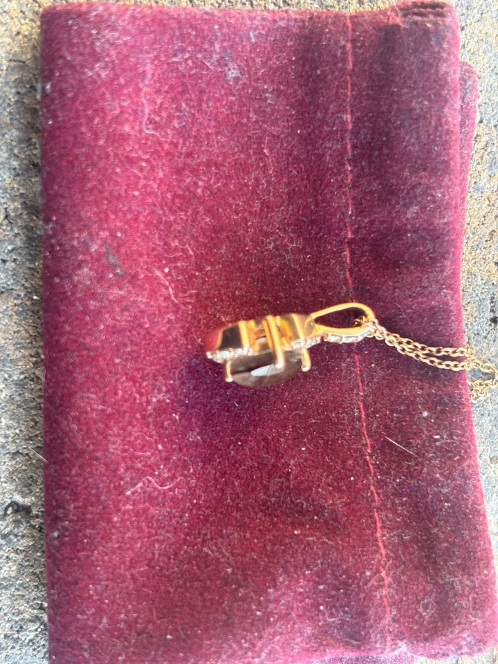 $1,925 Levian 14K 玫瑰金巧克力钻石烟熏石英吊坠 20 — 第 4/4 张图片