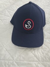 Swannies Golfmütze, Cap blau Snapback gesticktes Logo Schwan