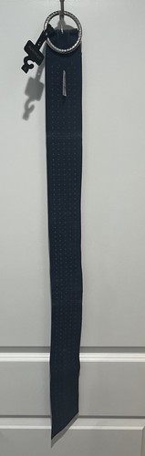 Chico’s Women’s Blue Donnatella 3 SZ Leather Sash Belt Size Small New - Picture 3 of 5
