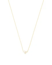 KENDRA SCOTT Henry Pendant Necklace  19in cubic zirconia 14kt gold plated brass
