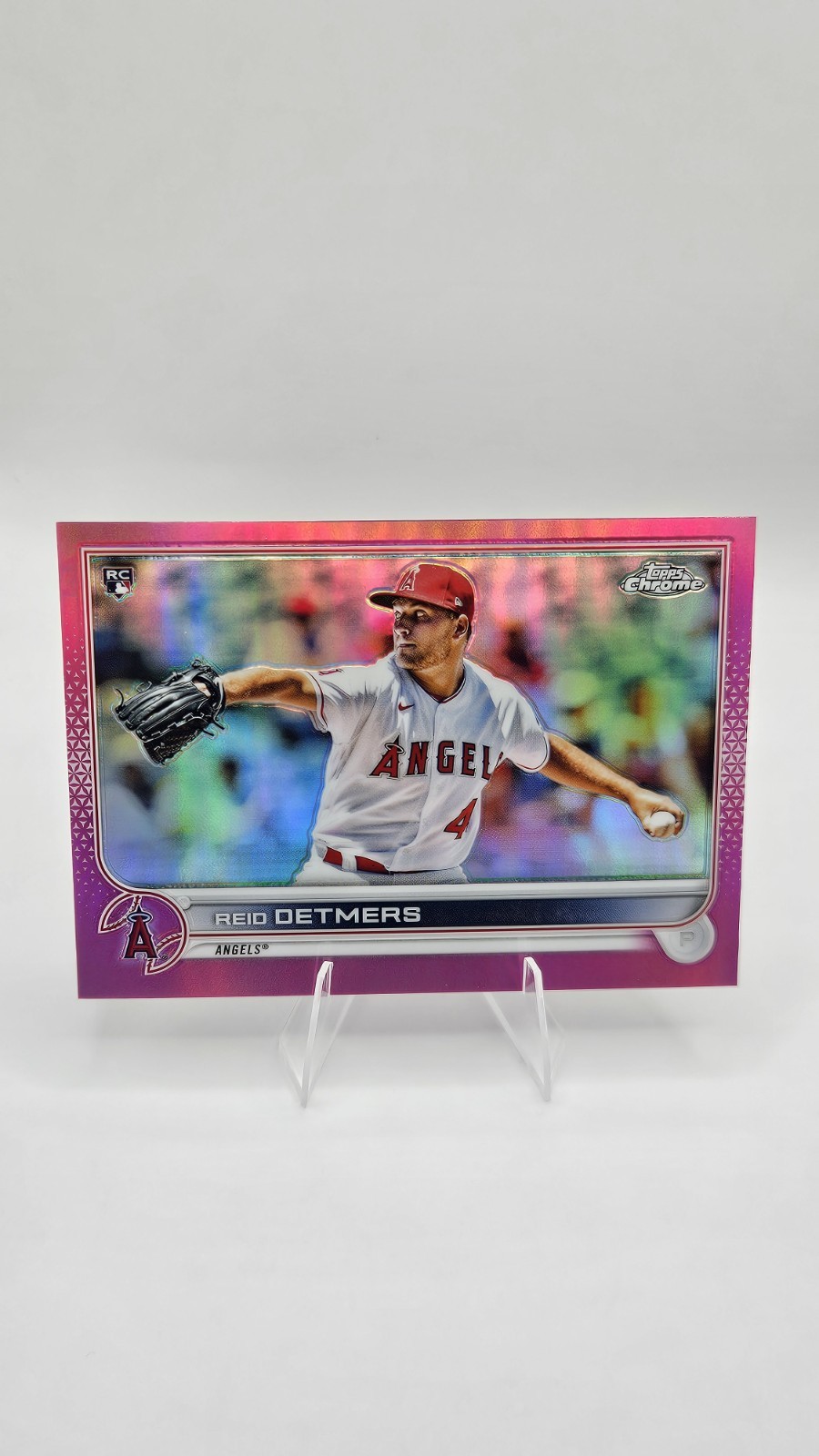 2022 Topps Chrome - Reid Detmers #79 Pink Refractor (RC)
