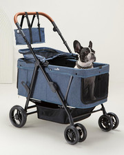 Dog Stroller for Large  Medium Dogs 20  132 Lbs , Pet Stroller for 2 Small Dogs
