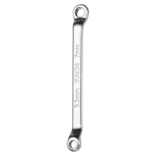 45 Degree Offset Box End Wrench 5.5mm x 7mm Metric 12 Point Double End
