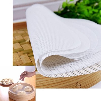 Rolin Roly 5PCS Wiederverwendbar Antihaft-Runde Steamer Pad Non Stick Gebäck 