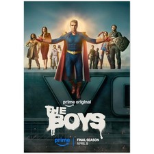 The Boys Final Season Prime Video Superhero TV Series April 8 Poster