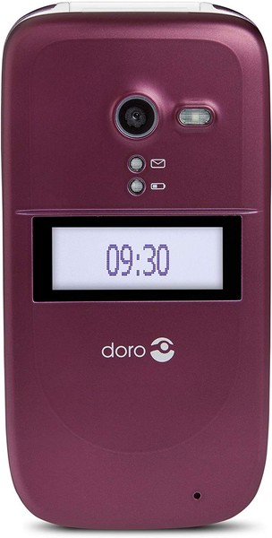 Doro PhoneEasy 622 teléfono móvil de teclas grandes borgoña/blanco - artículo para aficionados/almacenamiento de piezas de repuesto