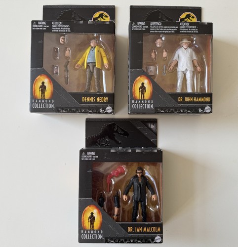 Mattel Jurassic Park Hammond Collection Sammlung + Dilophosaurus + Dimorphodon