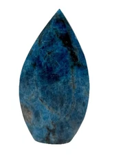 4” Blue Apatite Crystal Teardrop Free Form