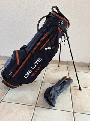 Big Max Dri Lite Seven G Standbag, steel blue/rust/withe, Tragebag