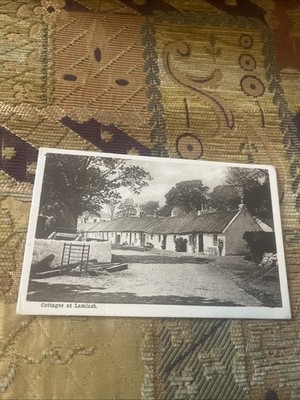 Vintage Lamlash Arran Postkarte Cottages auf Lamlash Isle of Arran Schottland unbenutzt