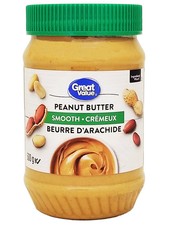 Great Value Smooth Peanut Butter - 500g/17.6 oz