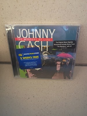 SEALED The Mystery Of Life by Johnny Cash CD, 2003,Mercury BONUS THE WONDERER U2