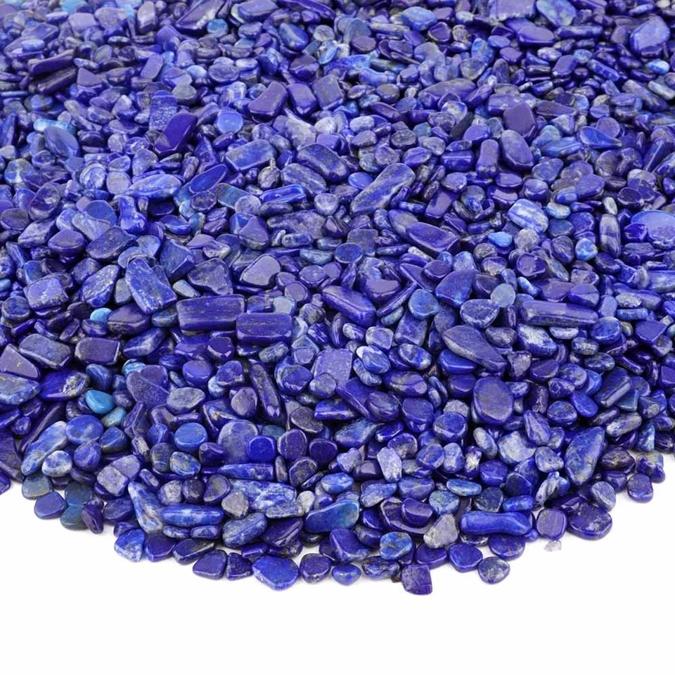 Lapislazuli Trommelsteine Ø ca. 5 – 12 mm in bester Farbe und AAA - Qualität p - Bild 2 von 4