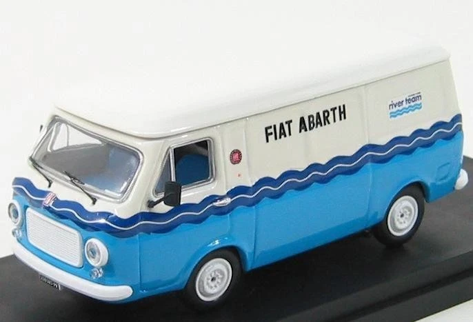 1/43 RIO FIAT 238 VAN - ABARTH RIVER TEAM 1972 BLUE WHITE - Immagine 3 di 3