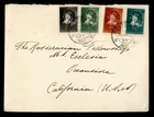 DR WHO 1937 NETHERLANDS FDC? CHILD COMBO TO USA R49385