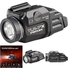 Tactical Weapon Light 500-Lumen High Low Switch Black Key Kit Included