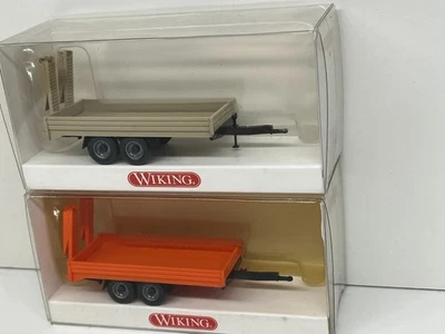 Modell Konvolut Anhänger " Für Mini Bagger " Wiking  gebraucht 0583 - Bild 1 von 2