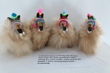 Peru Alpaca Plush Handmade Crazy Llama 7" Super Soft Tan