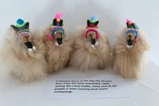 Peru Alpaca Plush Handmade Crazy Llama 7" Super Soft! Tan