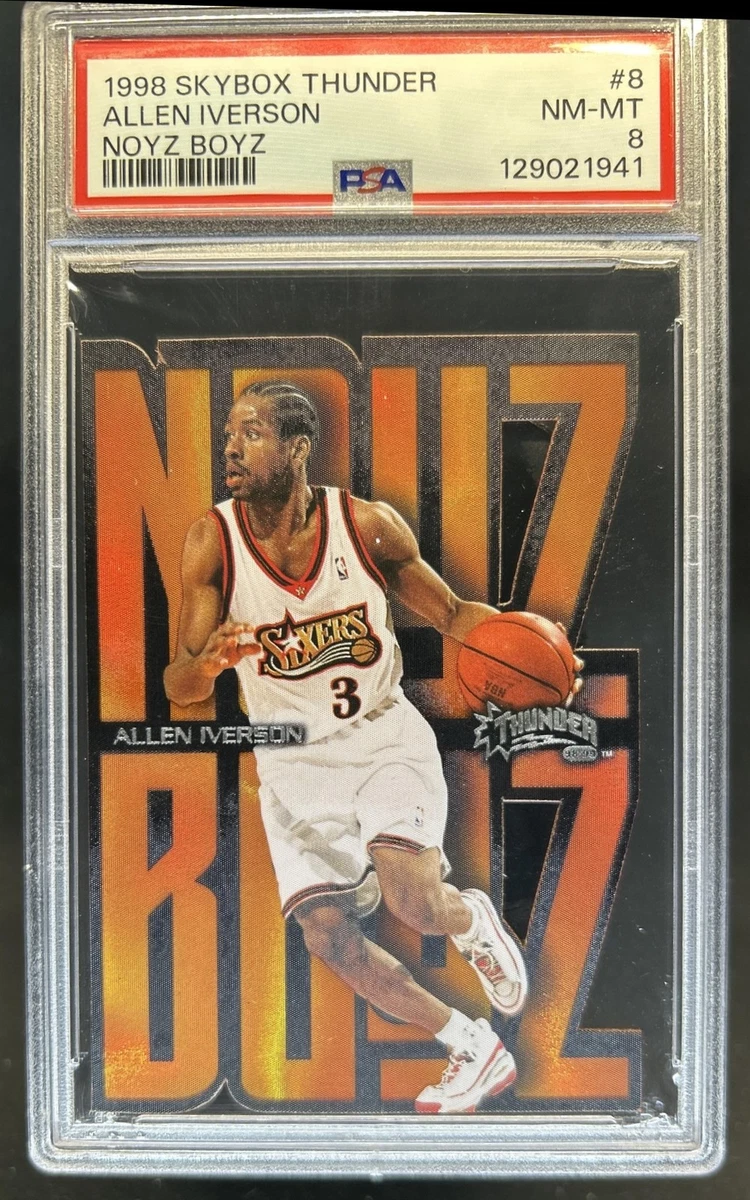 Allen Iverson Professional Sports Authenticator (PSA) Basketball