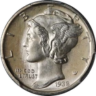1938-D Mercury Dime PCGS MS67 FB Superb Eye Appeal Strong Strike
