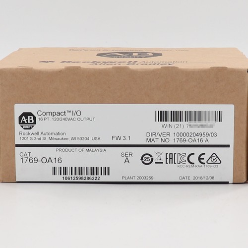 Neu Allen-Bradley 1769-OA16 CompactLogix 16 Pt 240VAC D/O Modul - Bild 1 von 1