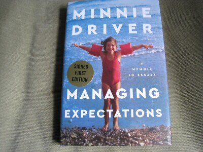 MINNIE DRIVER SIGNED - MANAGING EXPECTATIONS Limited First Hardcover Edition NEW