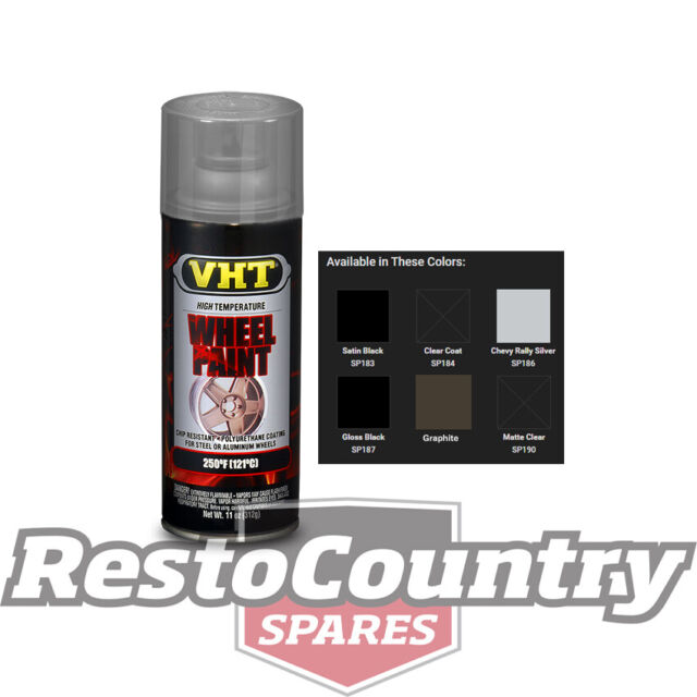 VHT High Temperature Spray Paint WHEEL CLEAR COAT GLOSS centre caps covers VHT High Temperature Spray Paint WHEEL CLEAR COAT GLOSS centre caps covers