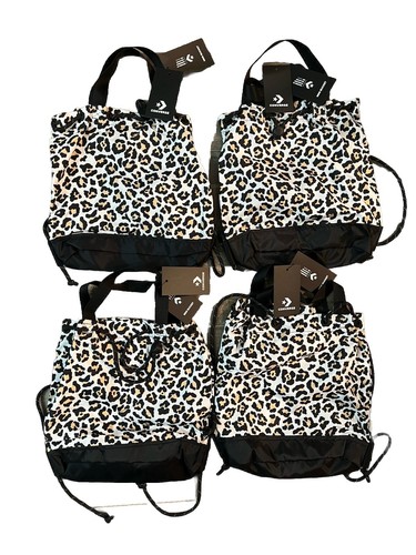 Lot Of 4 NWT CONVERSE Backpack Cinch Tote Gymsack Cheerleading Sports Bucket Bag