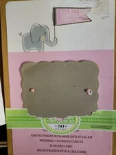 Birth Announcement Printable Invitation Kit, Baby Girl 50 Count 