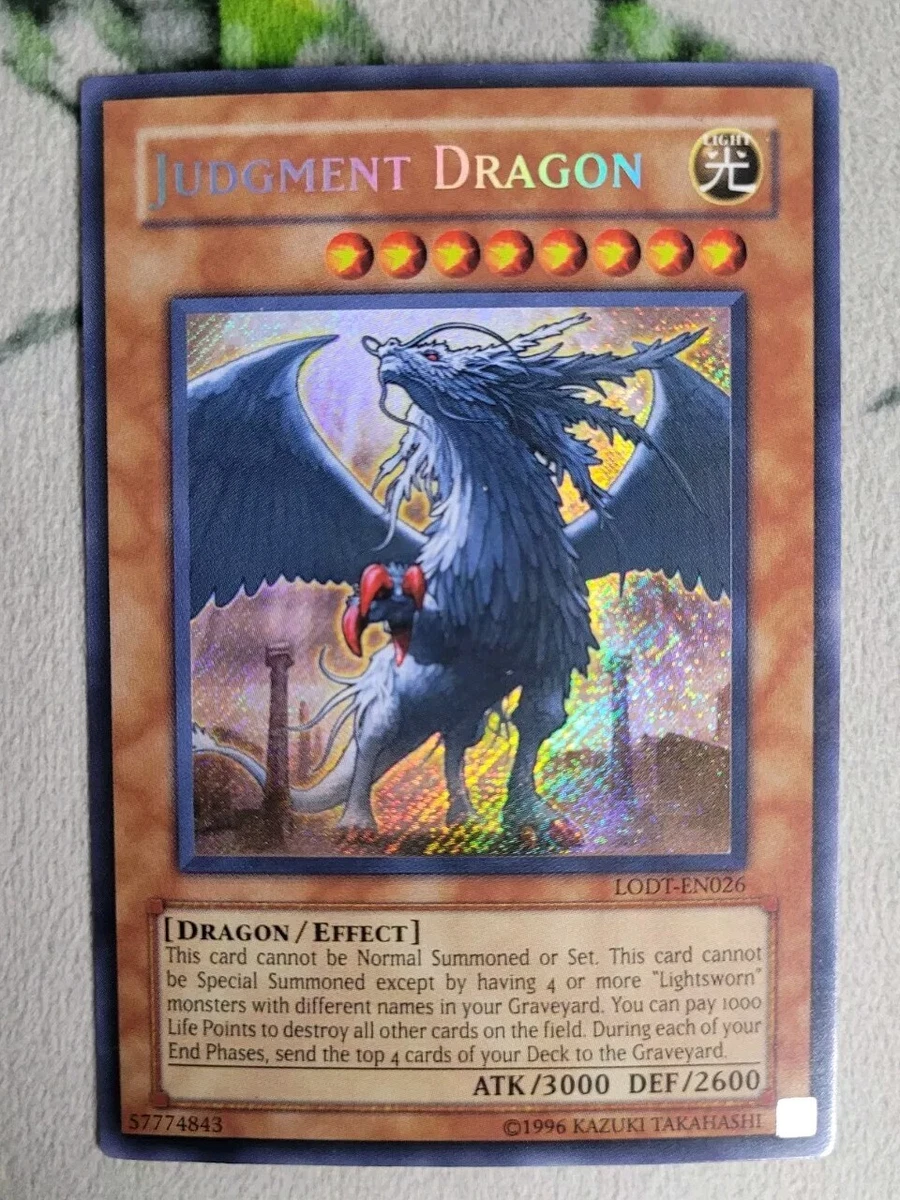 Judgment Dragon Yu-Gi-Oh! TCG Individual Trading Card Games for