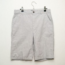 Children's Place Boys 16 crosshatch woven Chino Shorts gray NEW