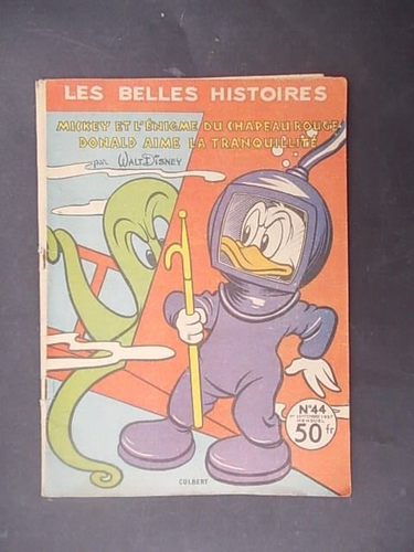 WALT DISNEY Les Belles Histoires 44 Mickey Enigme Chapeau rouge Pieuvre 1957 !