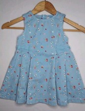 Gymboree Bee  Floral Blue Dress Jumper Girls 3T Wish You Were Here