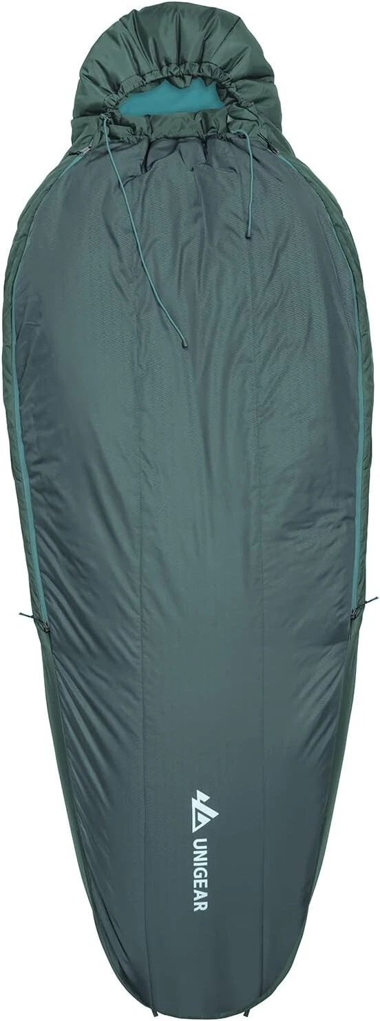 Unigear Campy Trail Sleeping Bag 34°F Compact Water-Resistant 4lbs Lightweight