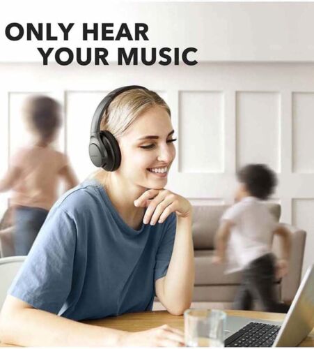 Bezprzewodowe słuchawki nauszne Soundcore Life Q20 ANC Hi-Res Bass 40 godzin odtwarzania| Odnowione - Zdjęcie 4 z 25
