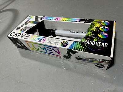 New! Madd Gear Carve Lumen Light up Scooter