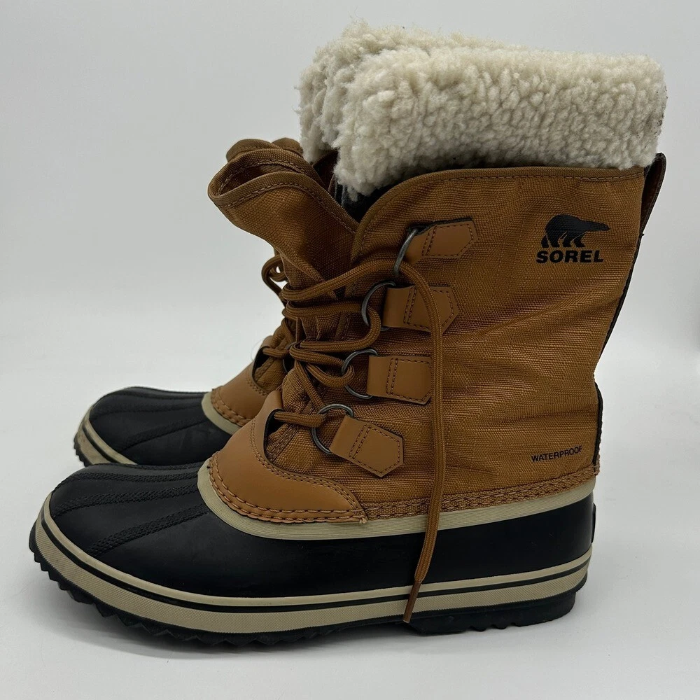 sorel winter carnival ripstop lace up logo boots