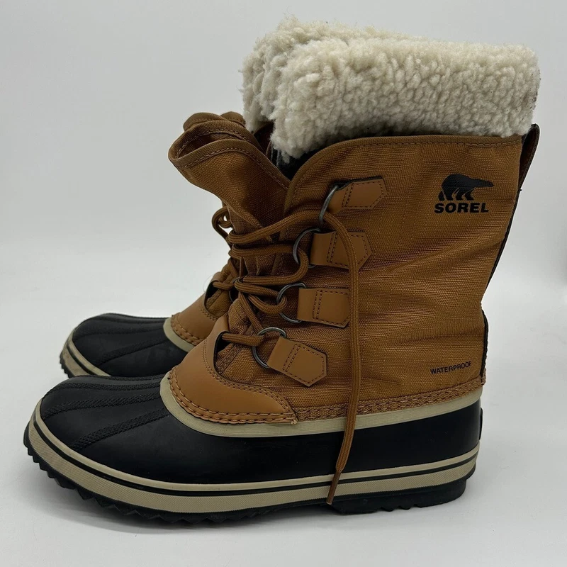 sorel winter carnival ripstop lace up logo boots