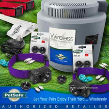 PetSafe PIF-300 Wireless Pet Fence PIF-275-19 Purple Collars - 2 Dogs