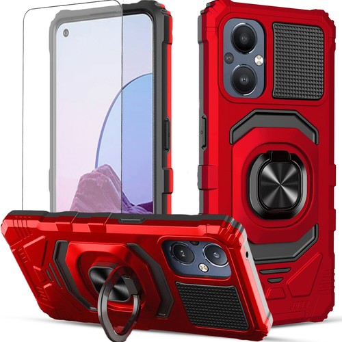 For OnePlus Nord N20 5G Case Phone Cover Kickstand + Tempered Glass Protector - Picture 21 of 34