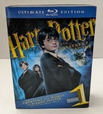 HARRY POTTER AND THE SORCERERS STONE ULTIMATE EDITION YEAR 1; 3-Disc Blu-Ray Set