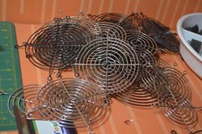 Large Lot Metal Computer PC Fan Grill Guard Protection Mine RV over 2.5 pounds