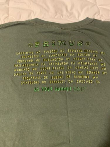 New Primus Shirt Summer Tour 2017 Large Concert Merchandise Les Claypool 2XL XXL - Picture 7 of 7