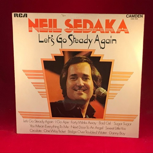 NEIL SEDAKA Let's Go Steady Again 1979 UK Vinyl LP Amarillo I Go Ape RECORD