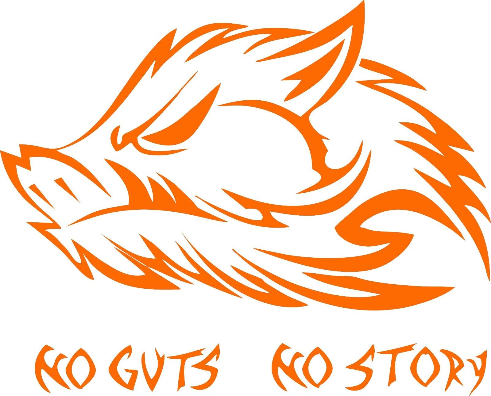 No Guts No Story Wild Boar Truck JDM Auto Car Bumper Window Vinyl Decal Sticker - Picture 9 of 14