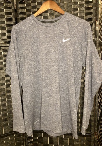 Nike Men's Dri-Fit UV Long Sleeve Swim Shirt Size Medium - 第 4/6 張圖片