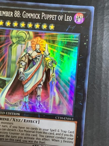 Number 88: Gimmick Puppet of Leo CT-EN013 Super Rare Limited Ed Yu-Gi-Oh! Konami - Picture 2 of 6