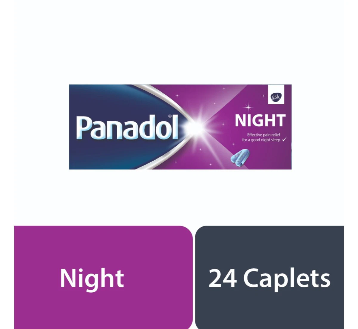 Panadol Night provides night time relief Headaches Migraine 