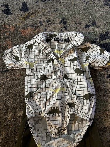 Jungen Mick Mack grün Dini Kurzarm Outfit Größe: 6-9 Monate - Bild 2 von 2